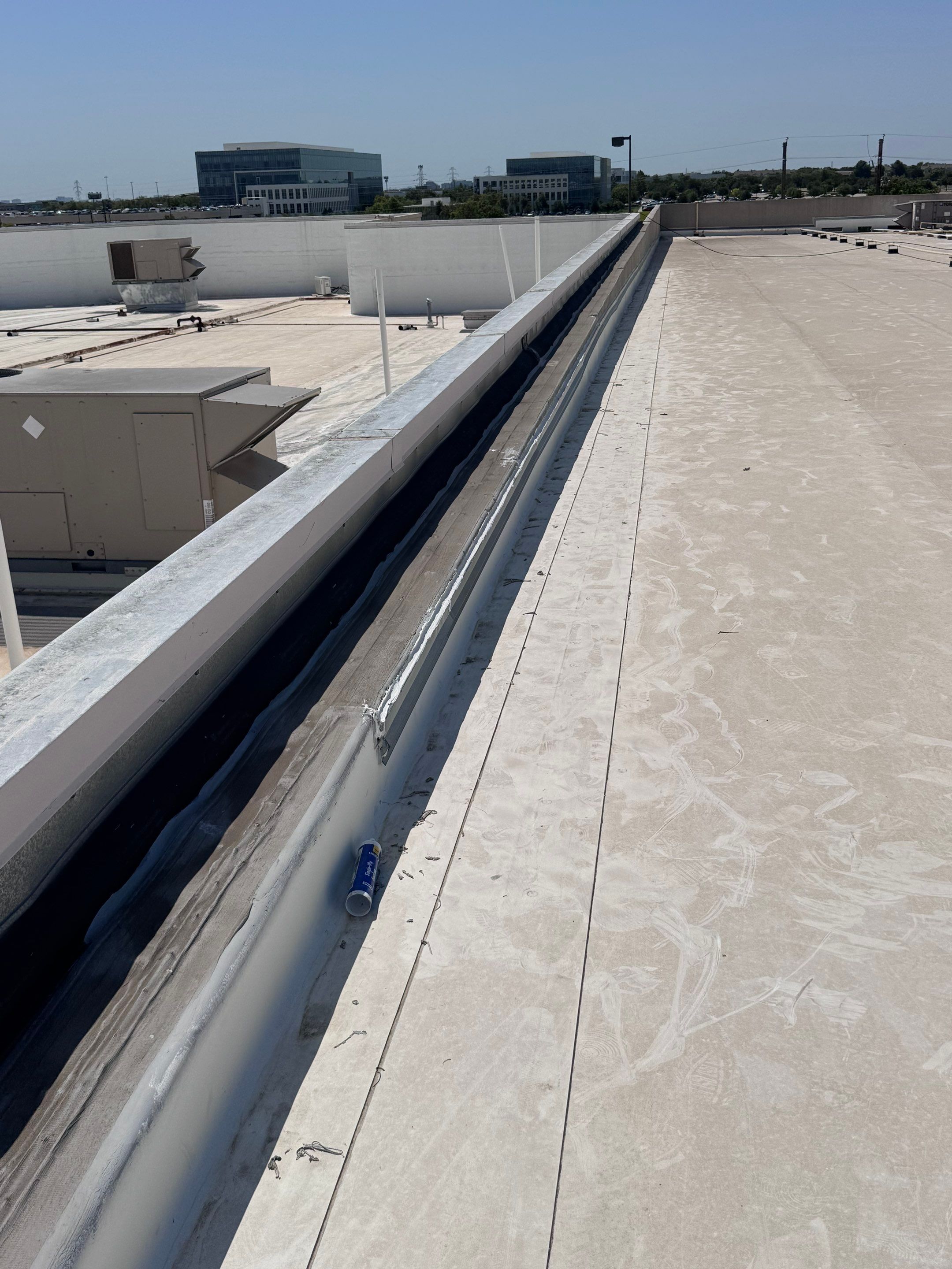 Commercial Flat Roof Repair and Safety Guardrail Installation in Plano by Armor Roofing | Exteriors