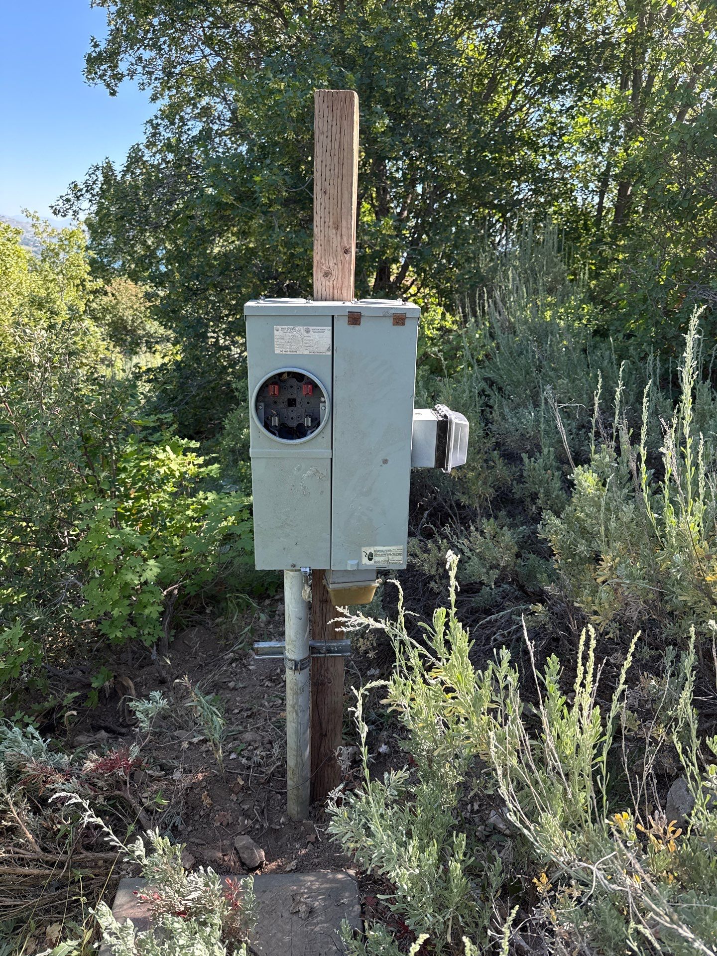 Bear Lake Cabin temp power #1 by H&H Electrical Services 