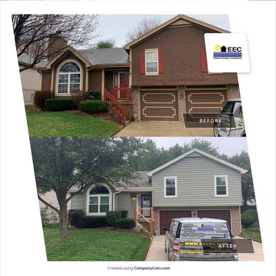 Siding Installation using Heartland Patio Door