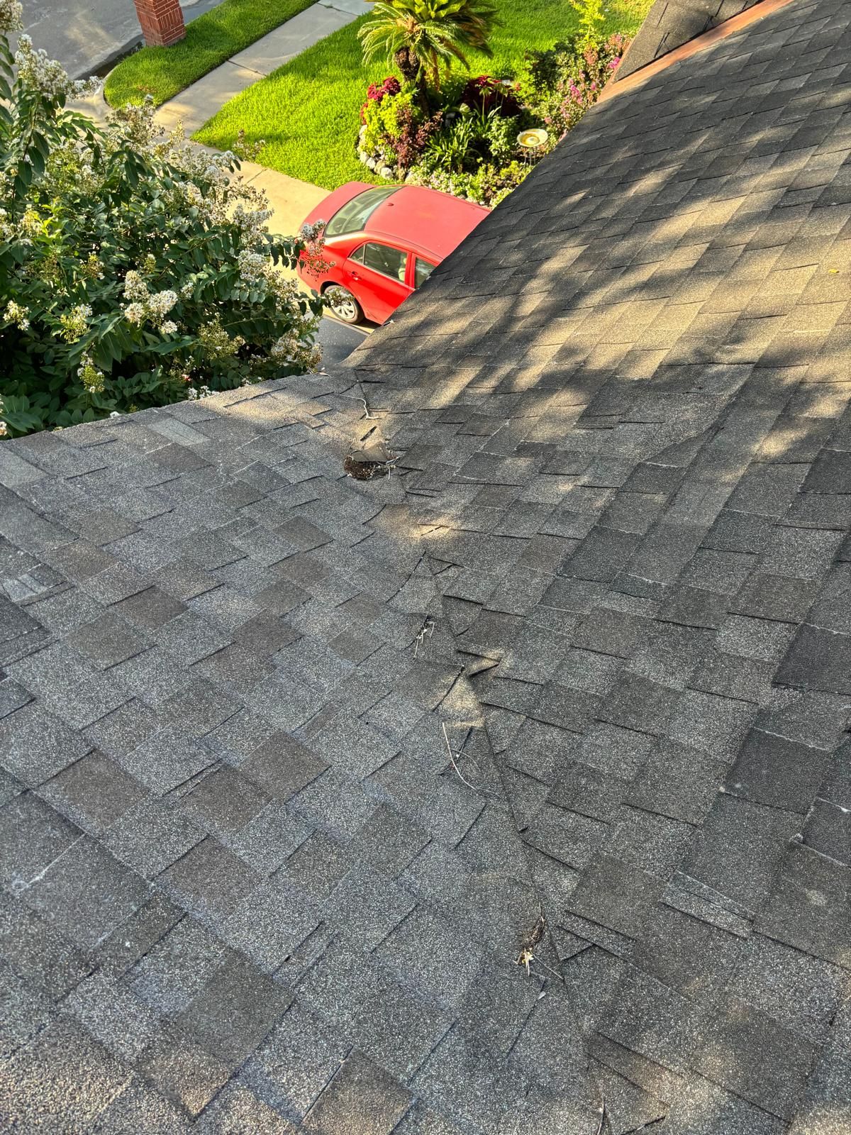 Hail Damage using Owen's Corning Duration (Lifetime) Shingles by Roof Repair Company