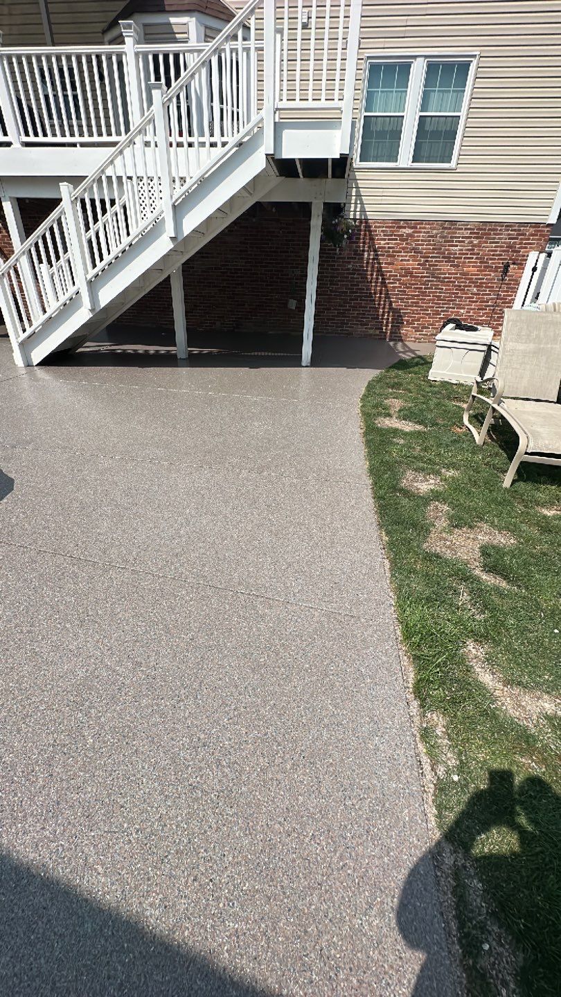 Large Patio Project in Imperial by Floors in a Day, Inc