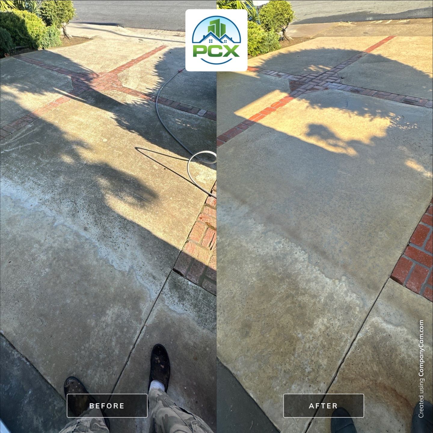 Mission Viejo Concrete Driveway Pressure Washing by Property Cleaning Experts