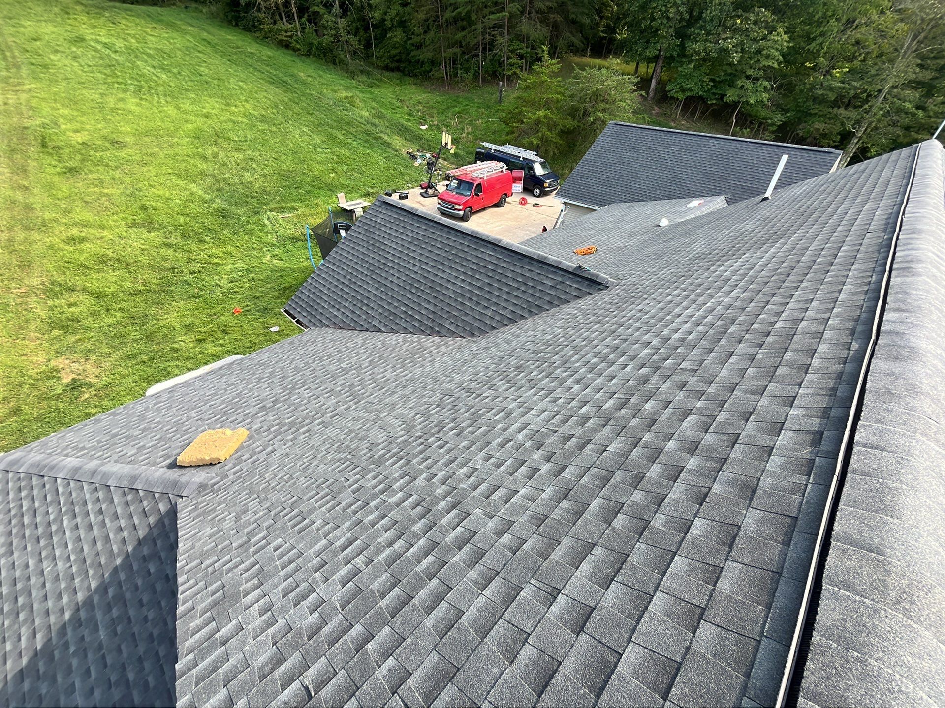 Residential Roofing Installation using GAF Timberline HDZ by Rainstoppers Roofing