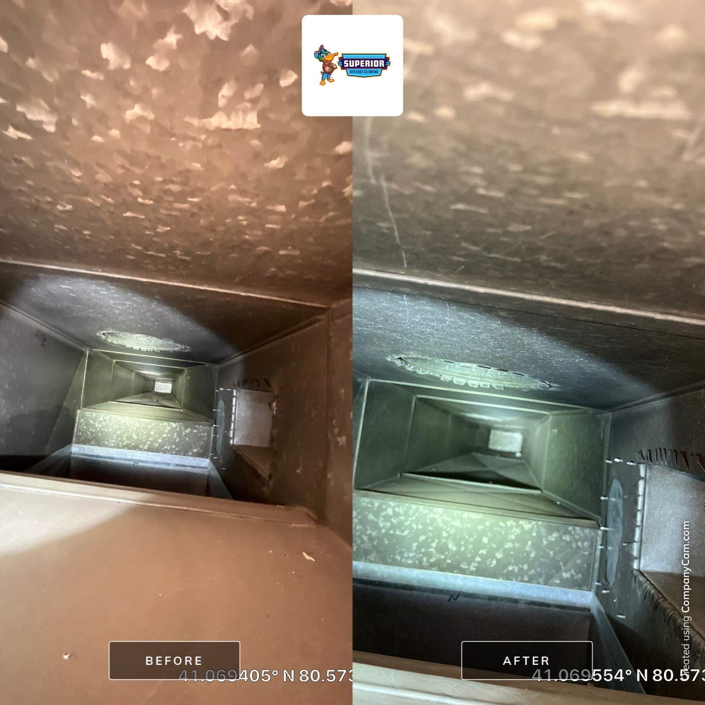 Air Duct Cleaning With a Vacuum Truck in Campbell, OH by Superior Air Duct Cleaning