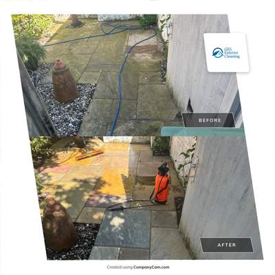 Patio Clean using honda 21 ltr/min