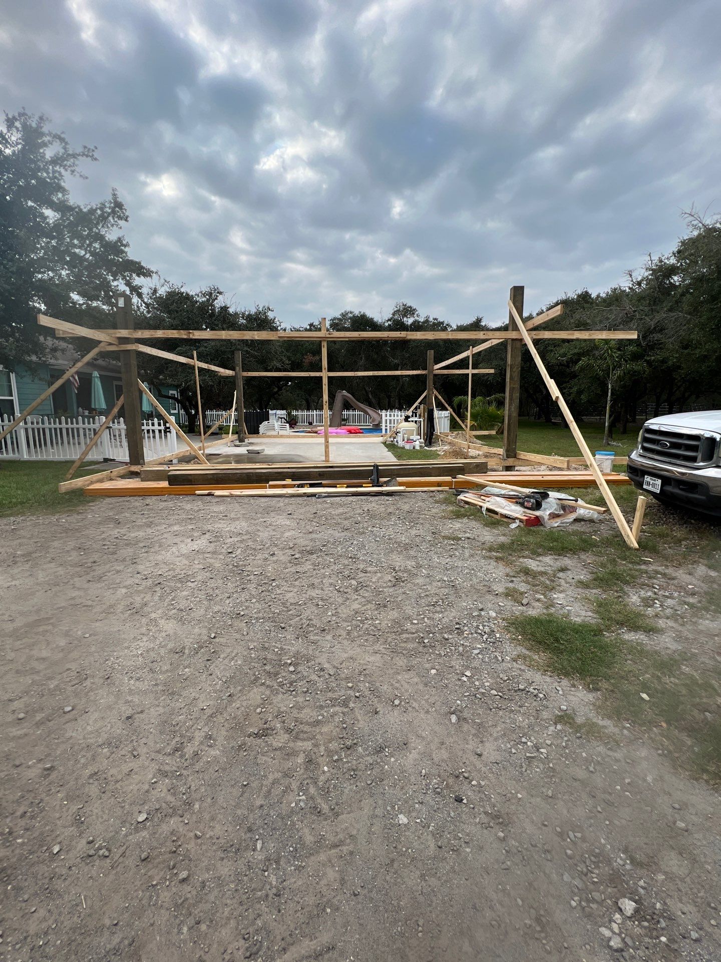 Poolside Pink Top by Bayfront Roofing and Construction
