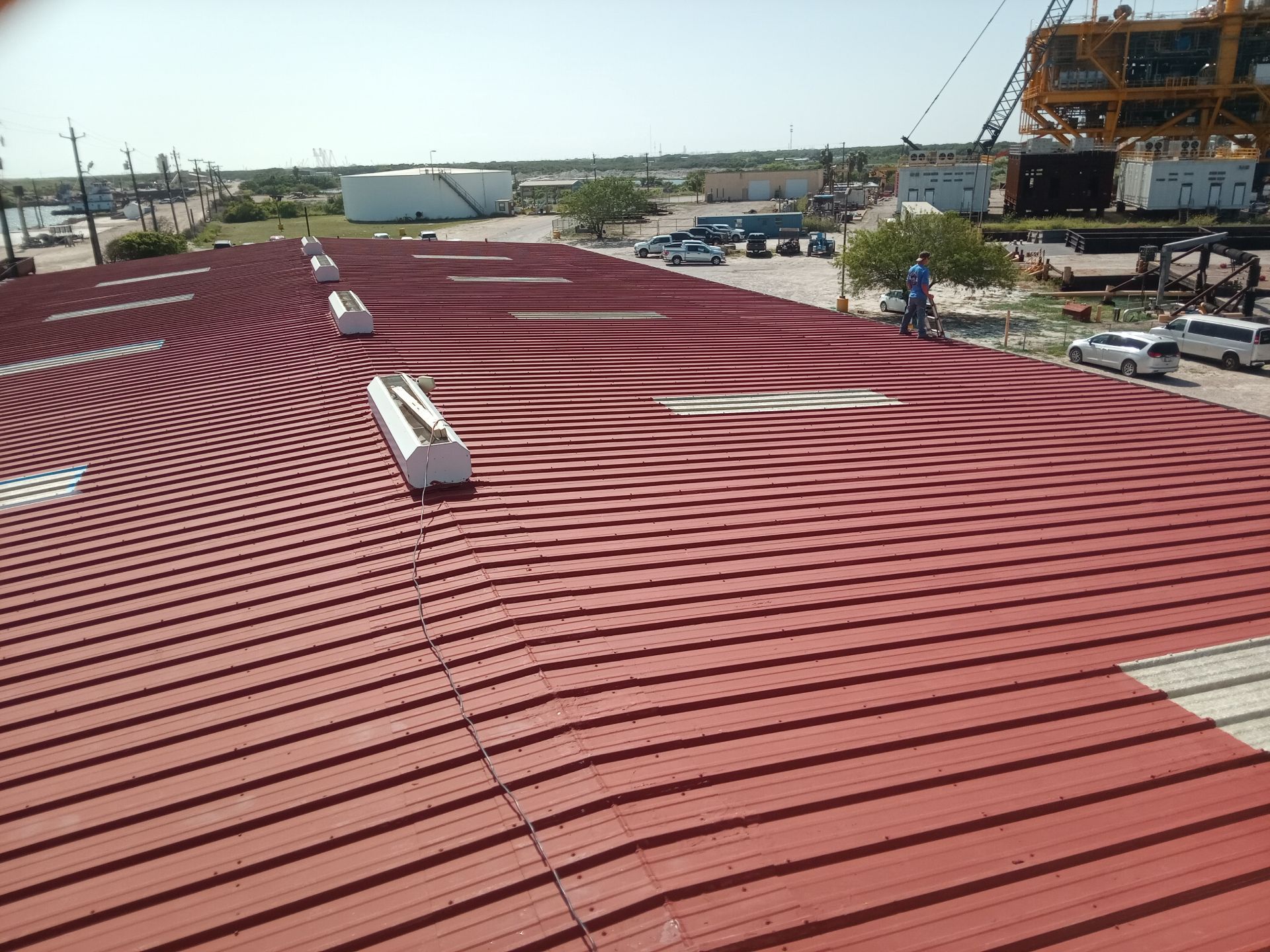 Ingleside Waterfront Industrial Waterproofing by Bayfront Roofing and Construction