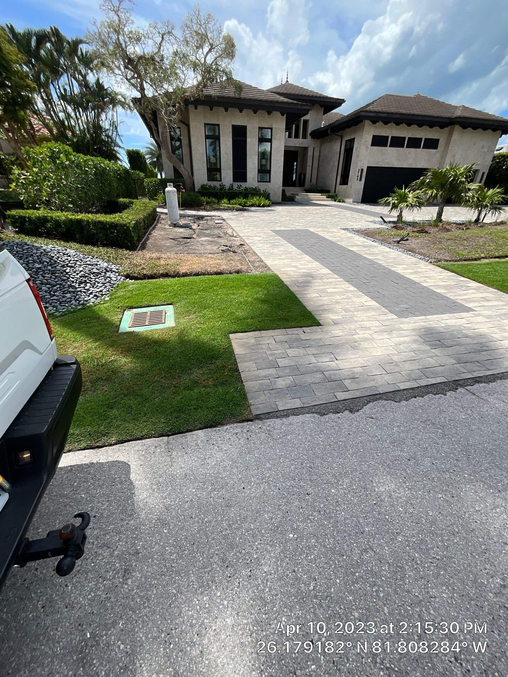 Residential Propane Tank Hydro Excavating by APS Power & Water