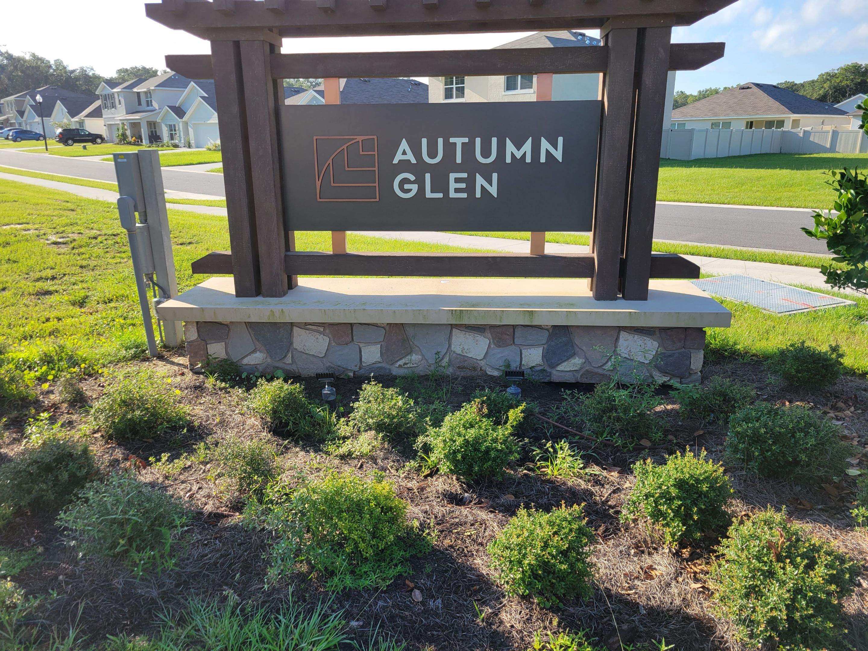 Monument Sign for Autumn Glen by SignCrafters