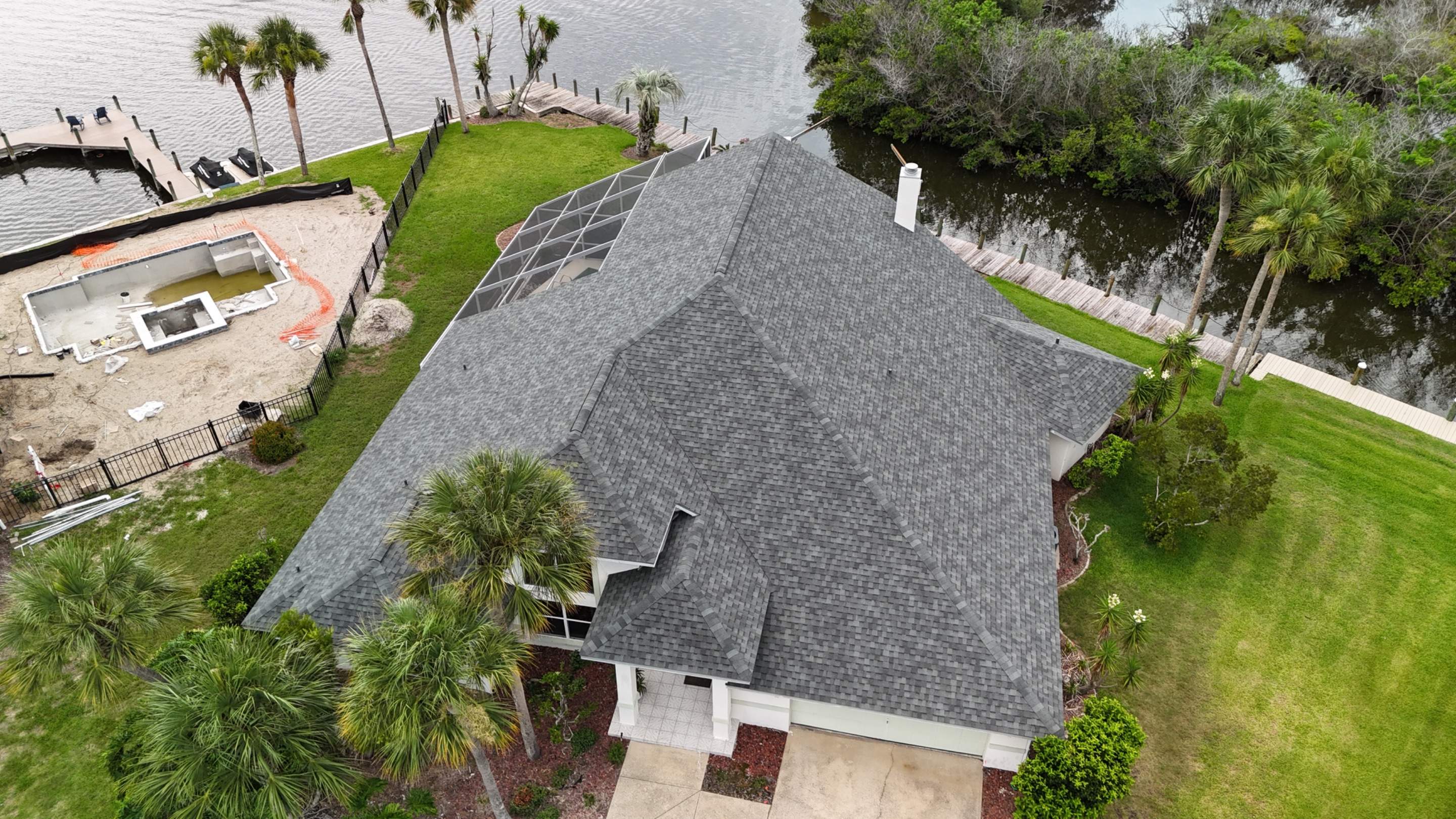 Tamko Titan Roof Replacement with Decking Repairs in Merritt Island