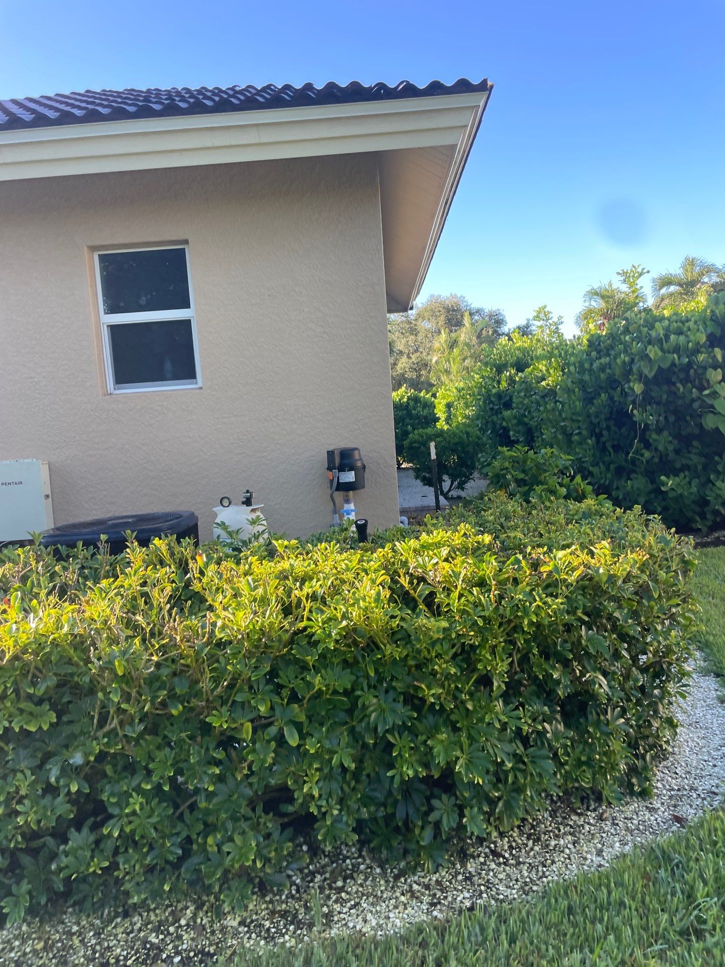 White Vinyl Soffit Installation in Fort Myers FL by Gutter Professors