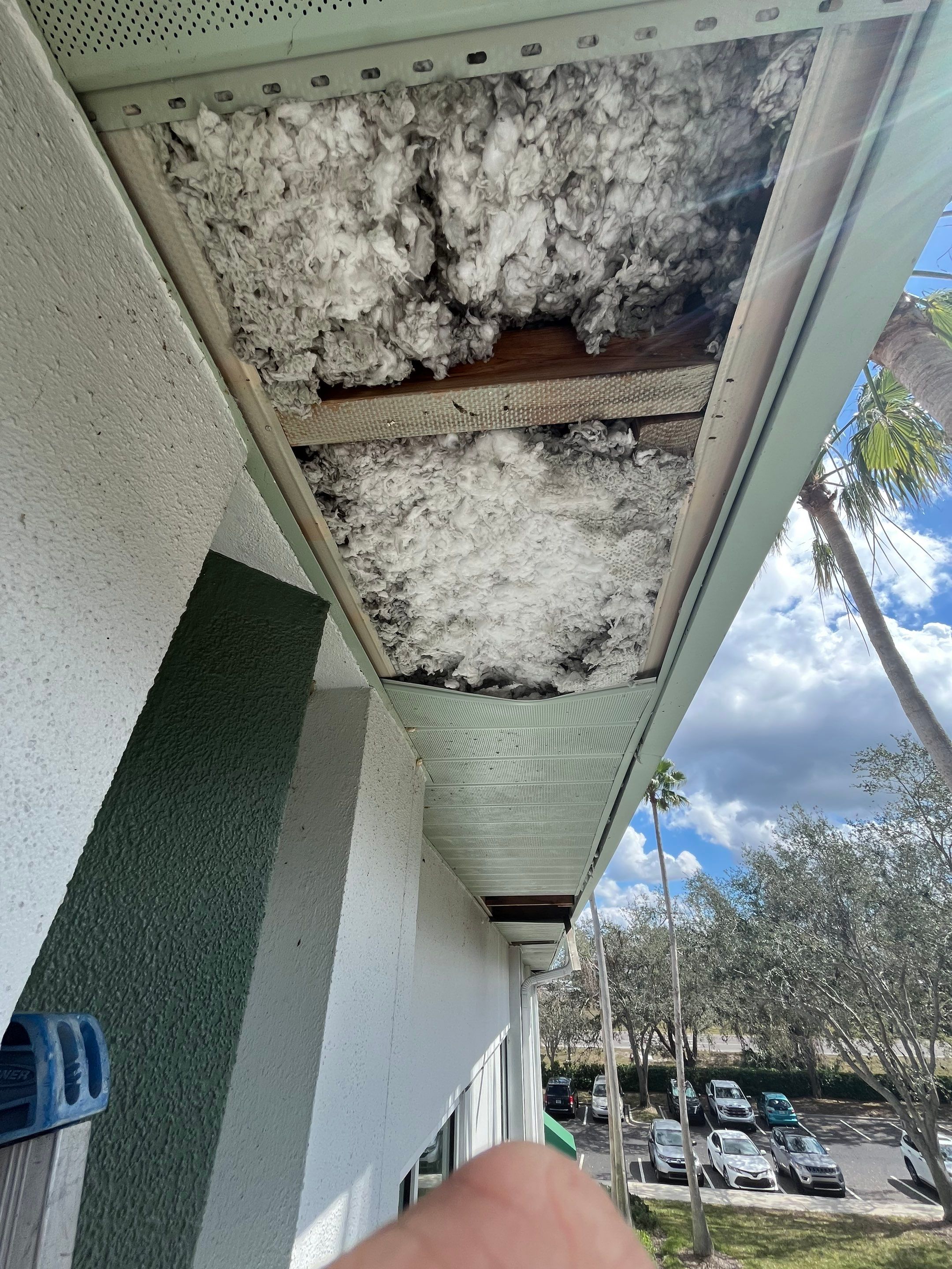 6-Inch White Seamless Gutters in Sarasota FL by Gutter Professors