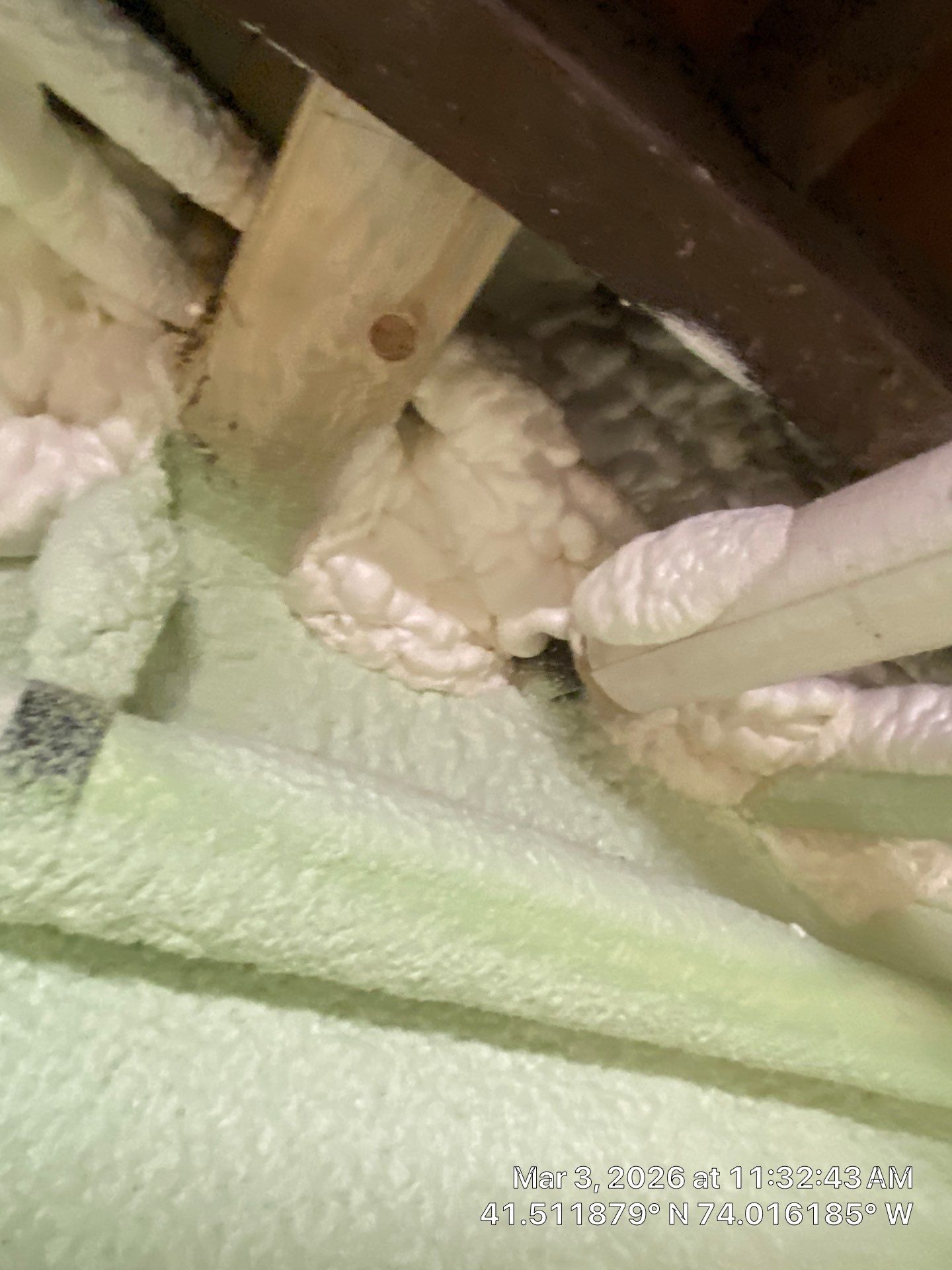 Attic Insulation using open cell spray foam by NYS Foam & Energy