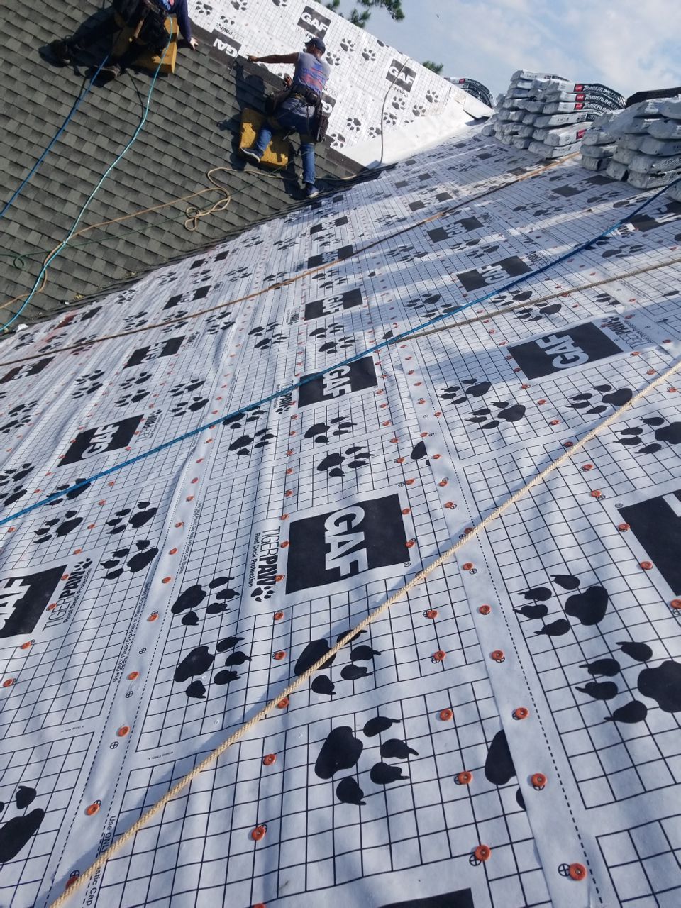 Residential Roofing Installation using Roof Replacement by American Roofing & Construction LLC