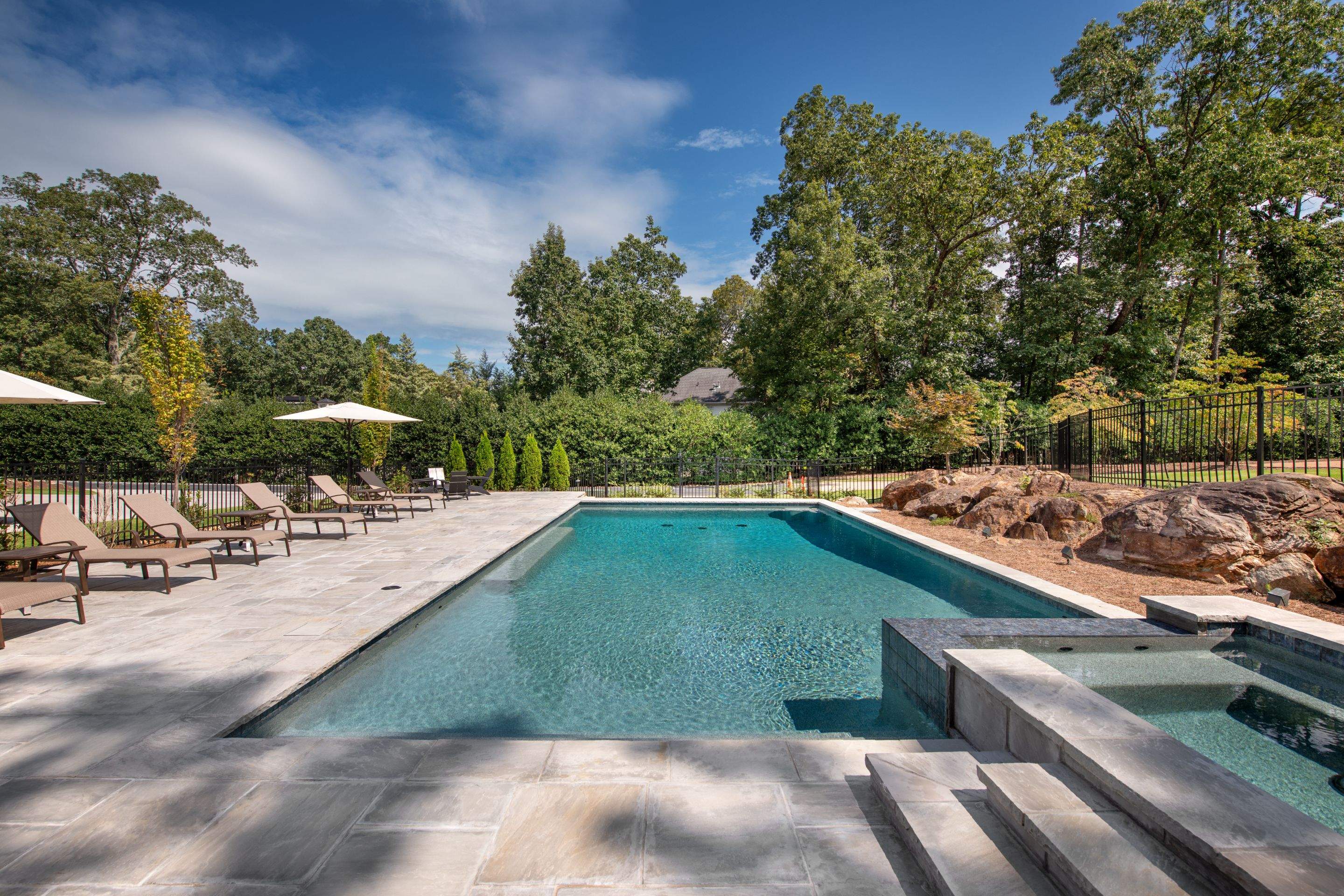 Project in Marietta by Aquarama Pools and Spas