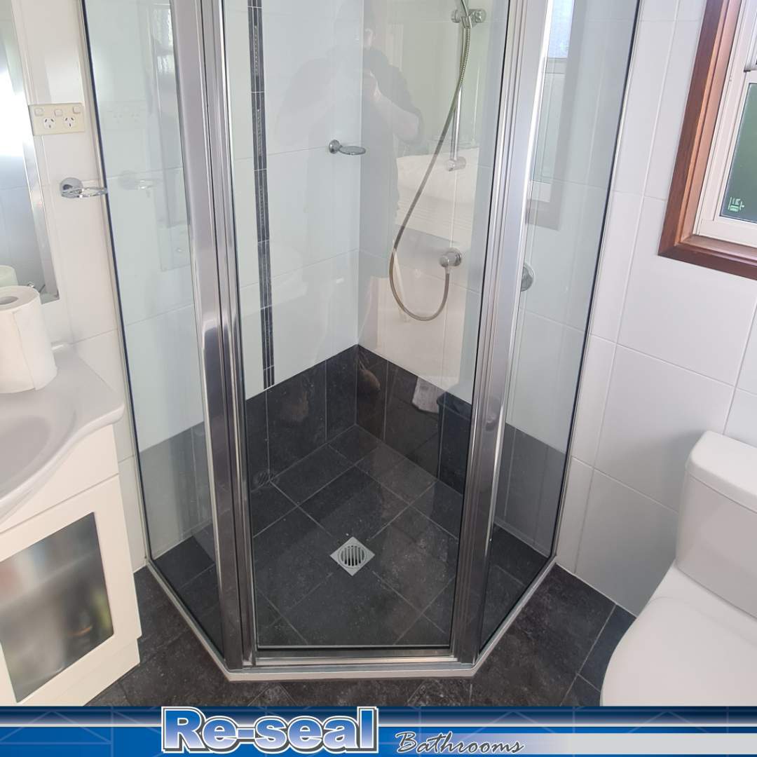 Shower Floor Repair by Re-seal Bathrooms