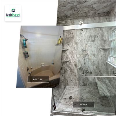 Tub to Shower