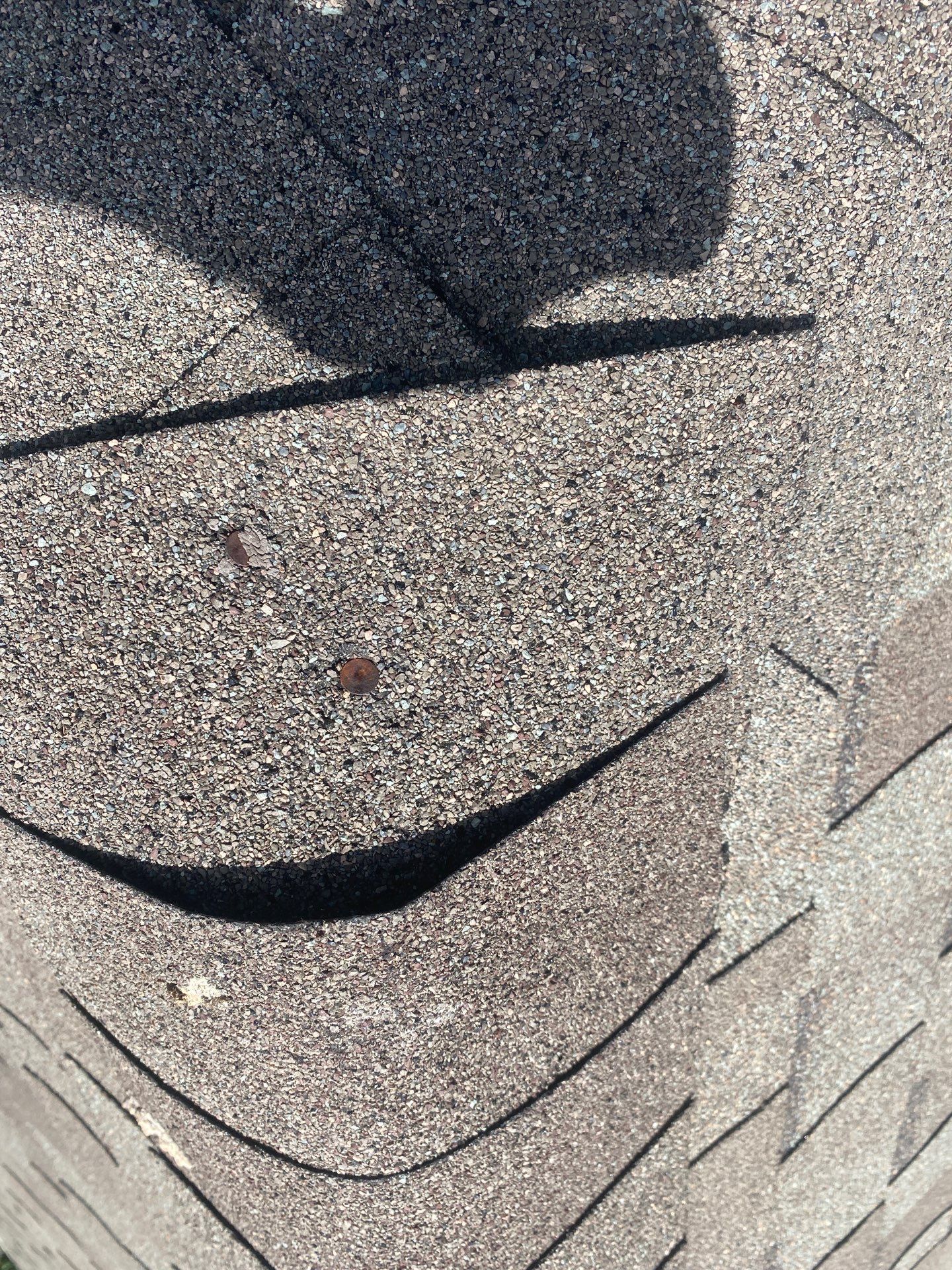 Hail Damage using Owen's Corning Duration (Lifetime) Shingles by Roof Repair Company