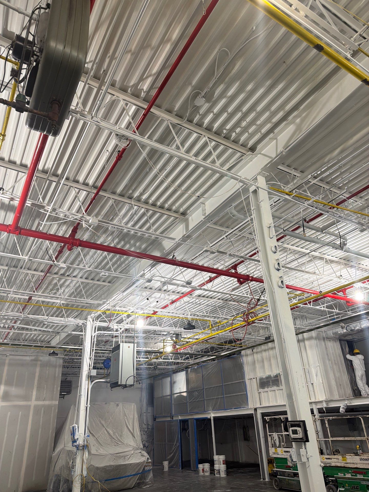Industrial Warehouse Fire Damage Cleaning and Spray Sealing in Islandia by EMS Restoration Corp
