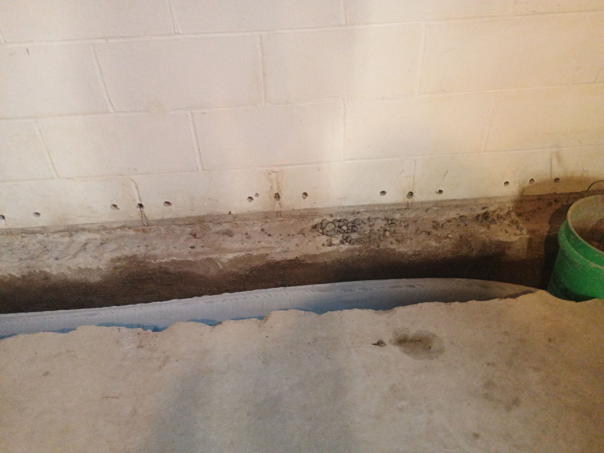 Tying Into an Existing Drain Tile System for Alec by Waterproofing Northeast