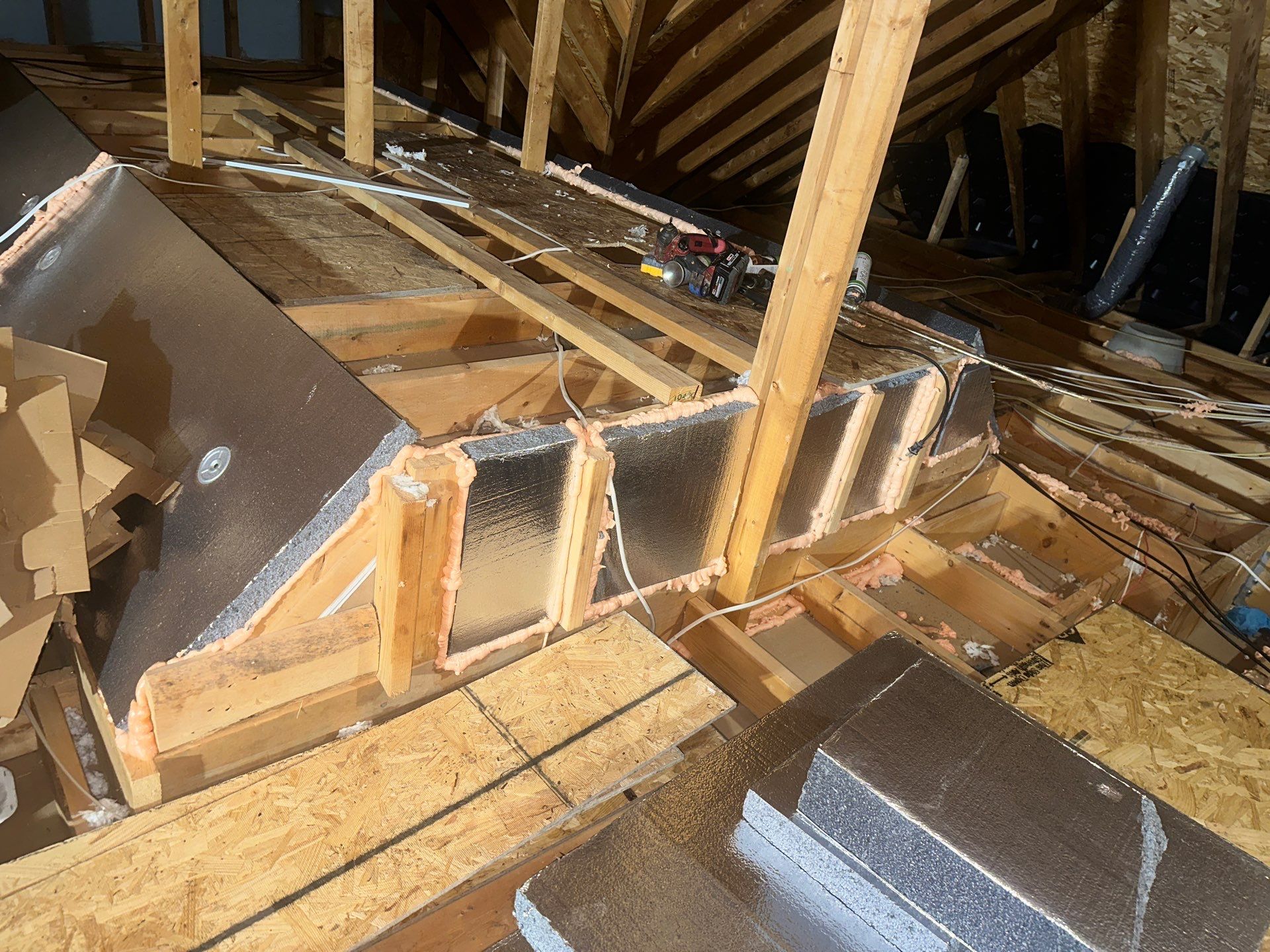 Attic sanitation and TruSoft insulation upgrade in Wexford, PA 15050 by Home Environment Solutions