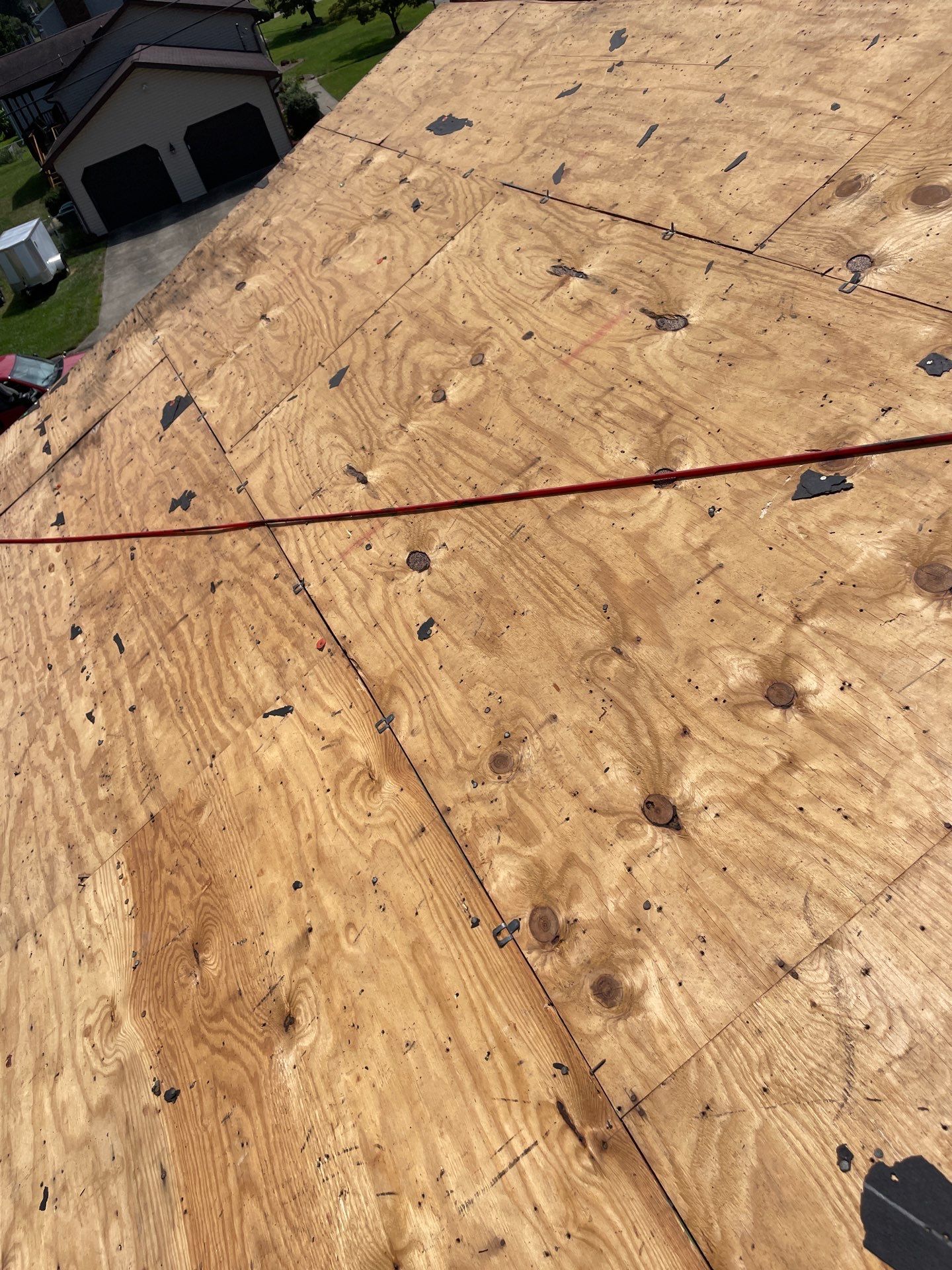 Residential Roofing Installation using GAF Timberline HDZ Oyster Grey by Rainstoppers Roofing