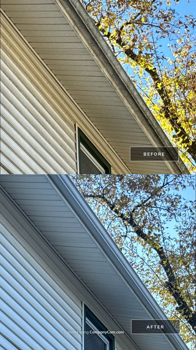 Project in Round Lake Beach by Simmons Power & Soft Washing