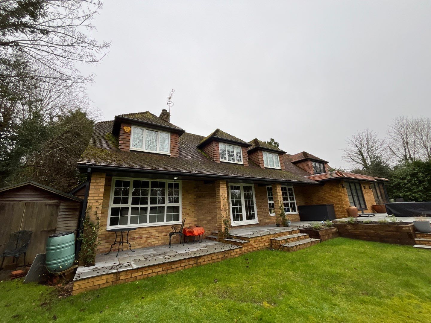 Roof Clean  - Moss Removal - Gutter Clean using Honda 15lpm Low Pressure Washing Machine by Ges Exterior Cleaning ltd