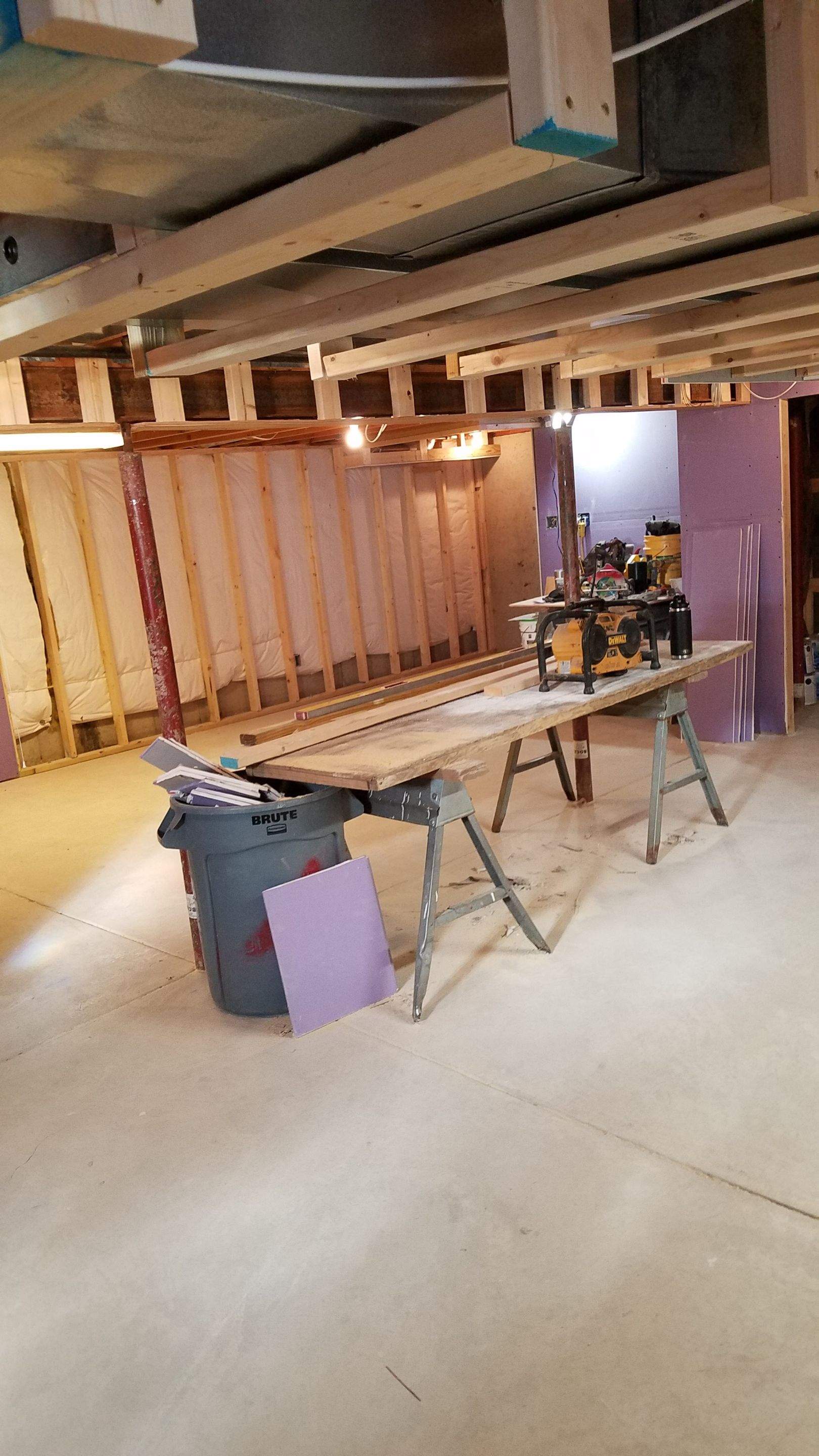 Basement Remodel by Ivy Lea Construction