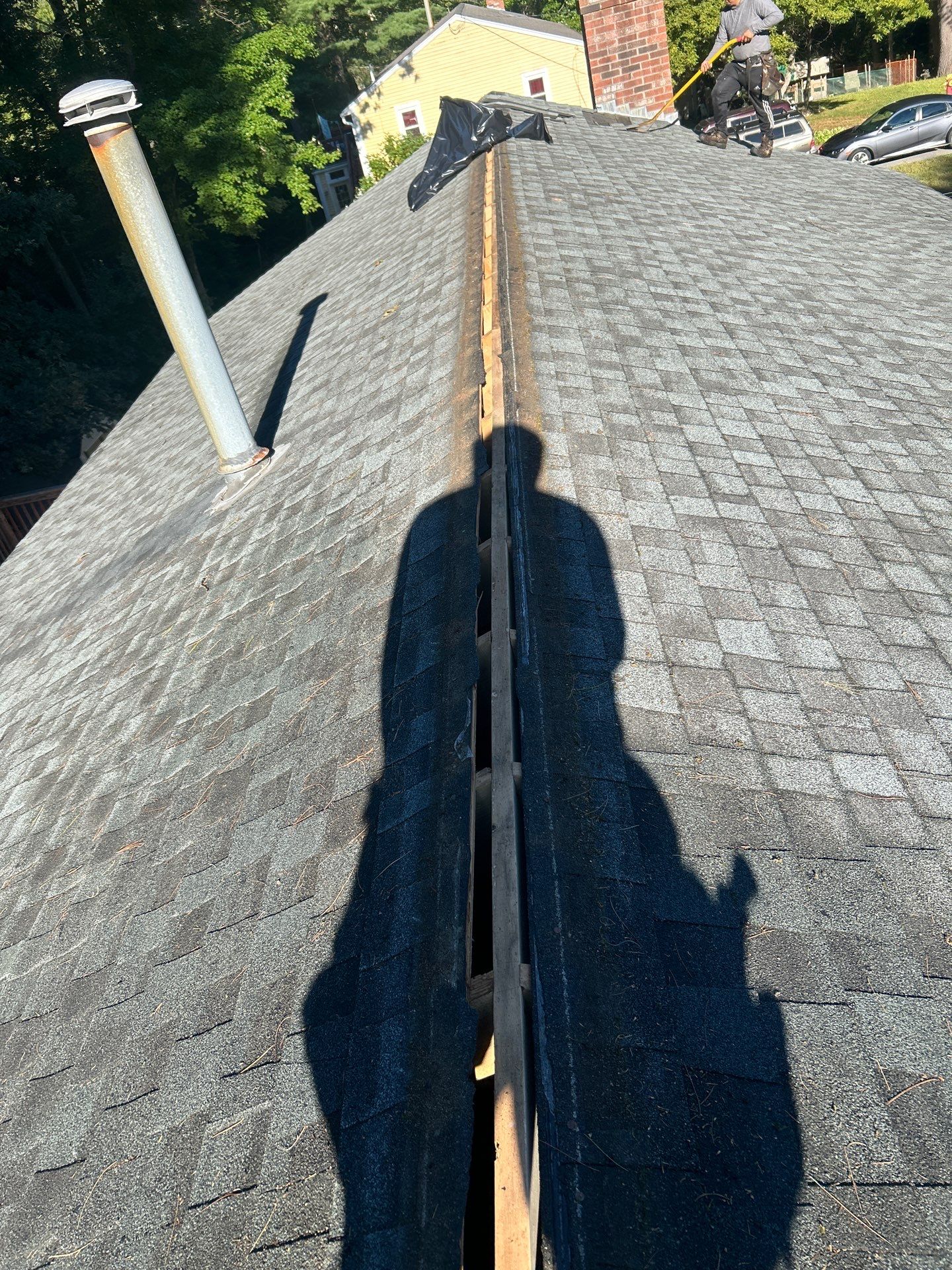 Tewksbury Attic Ventilation Upgrade with Chimney & Pipe Boot Reflashing by Mighty Dog Roofing of Greater Middlesex County
