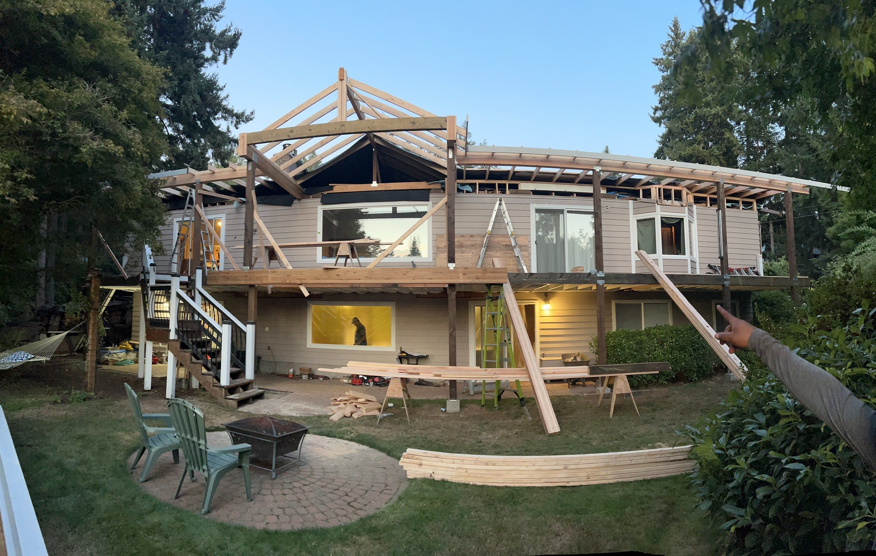2nd Story Deck Installation and Roof Replacement using Owens Corning Duration: Estate Gray by RoofSmart