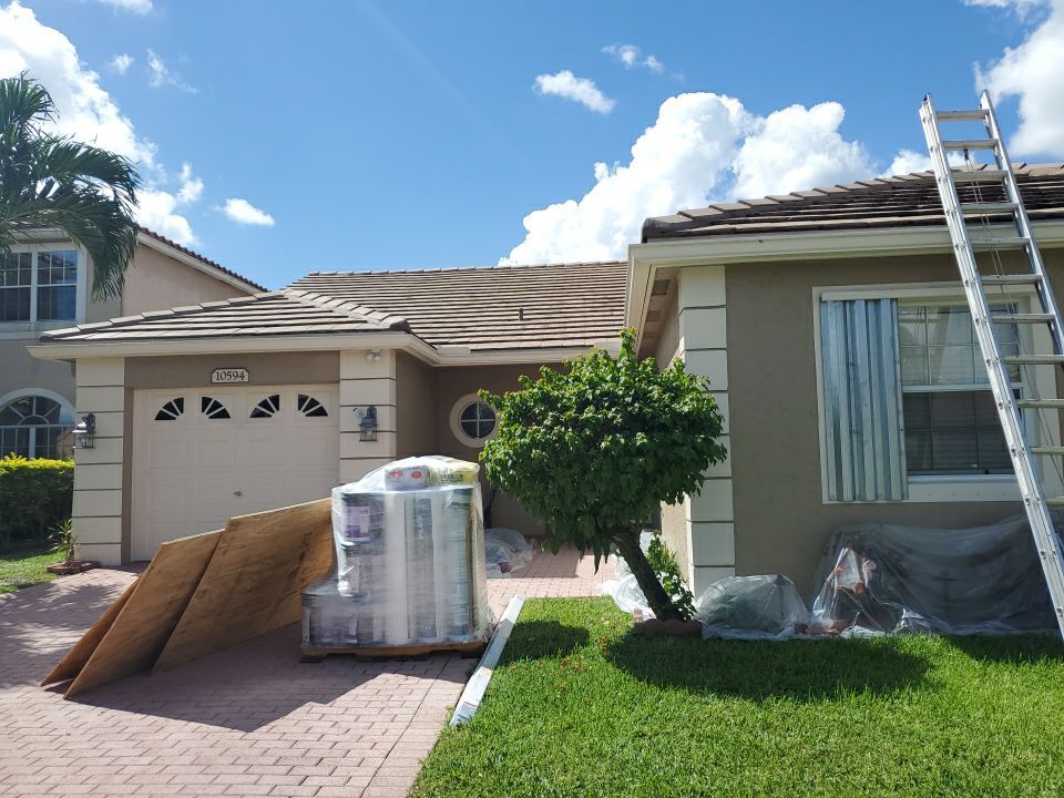 Residential Roofing Installation using Eagle Roofing Tile by BLUES BROTHERS ROOFING