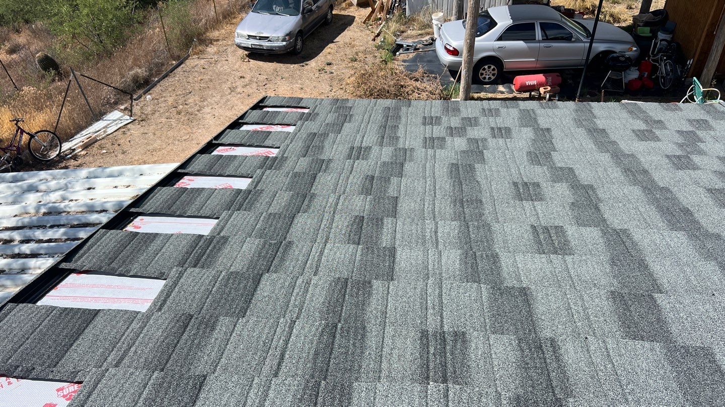 Storm Gray Stone Coated Steel by Reimagine Roofing