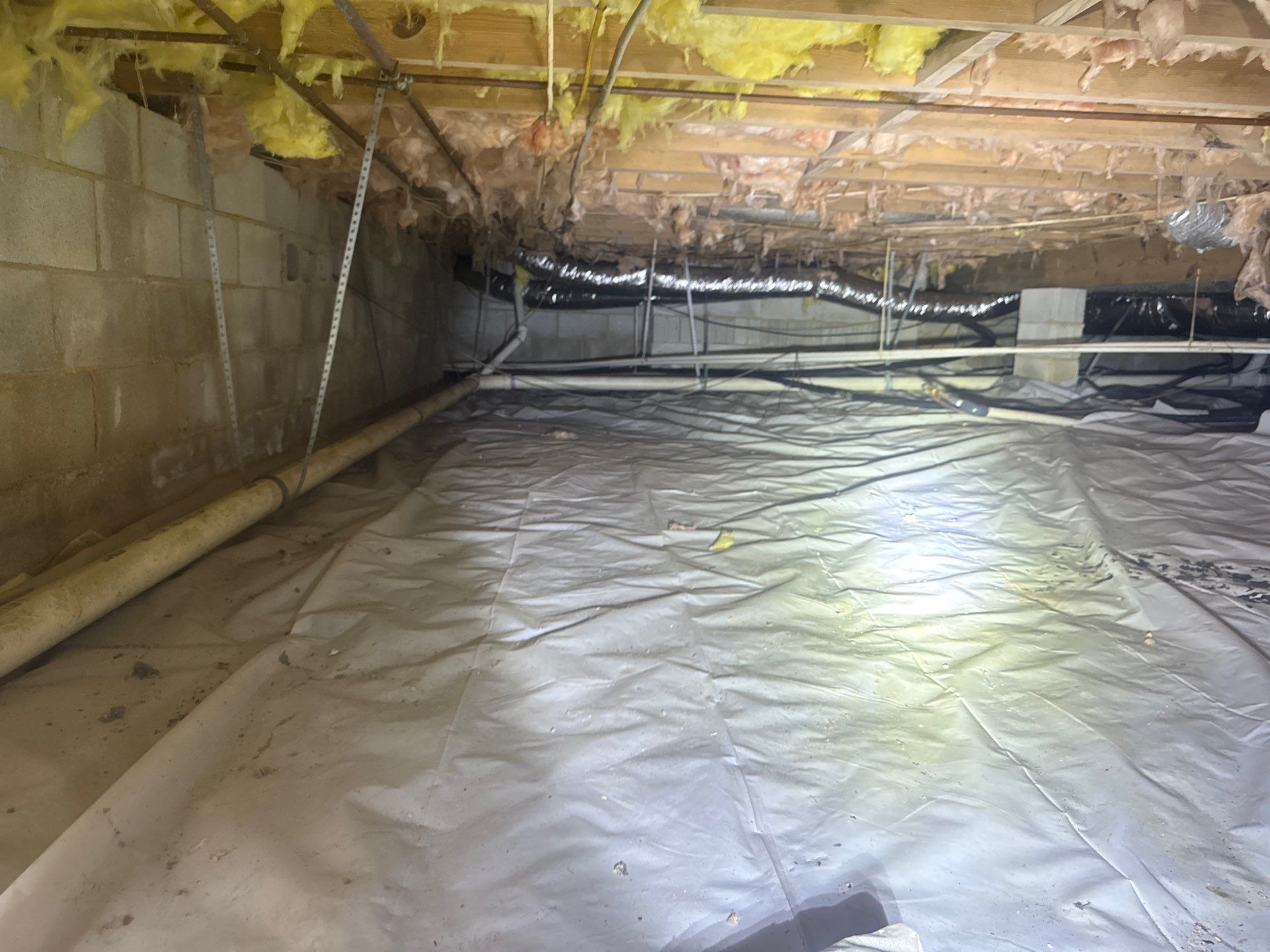 Project in Williamsburg by Patriot Crawl Space Repairs