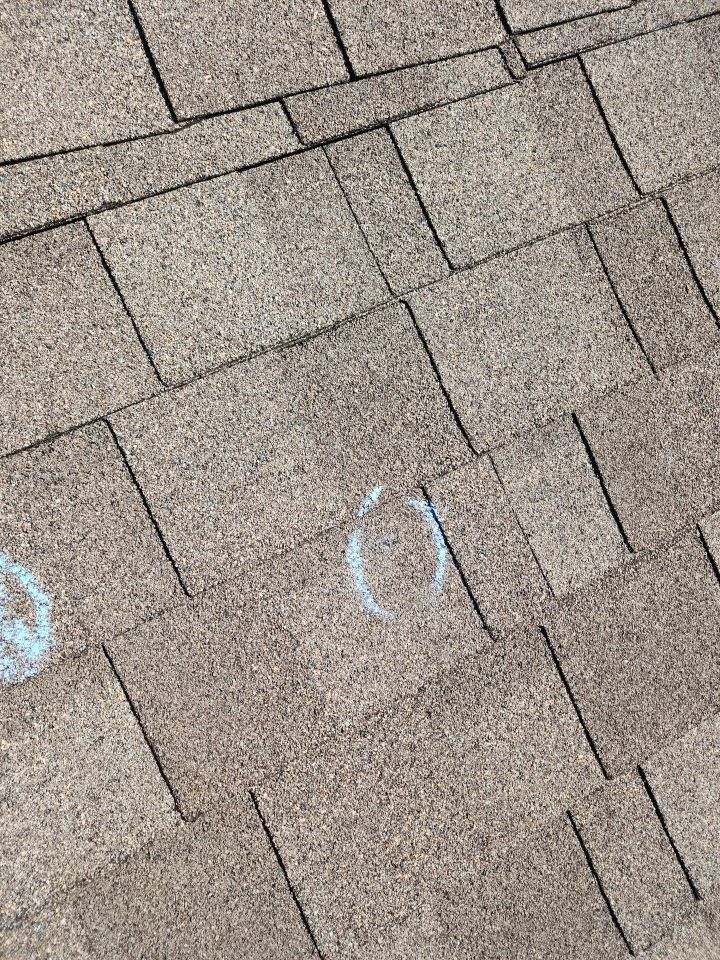 Roof replacement by hail damage by Just Brilliant Restoration JBR