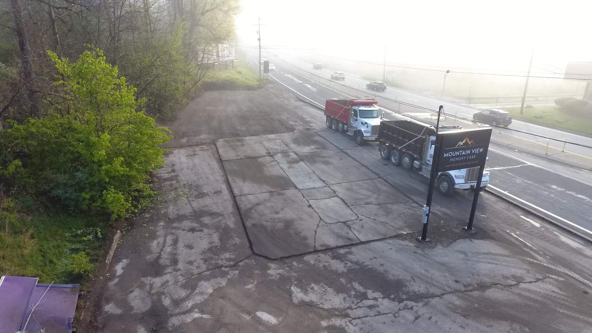 Mountain View Memory Care Greensburg Commercial Business by Brant's Asphalt