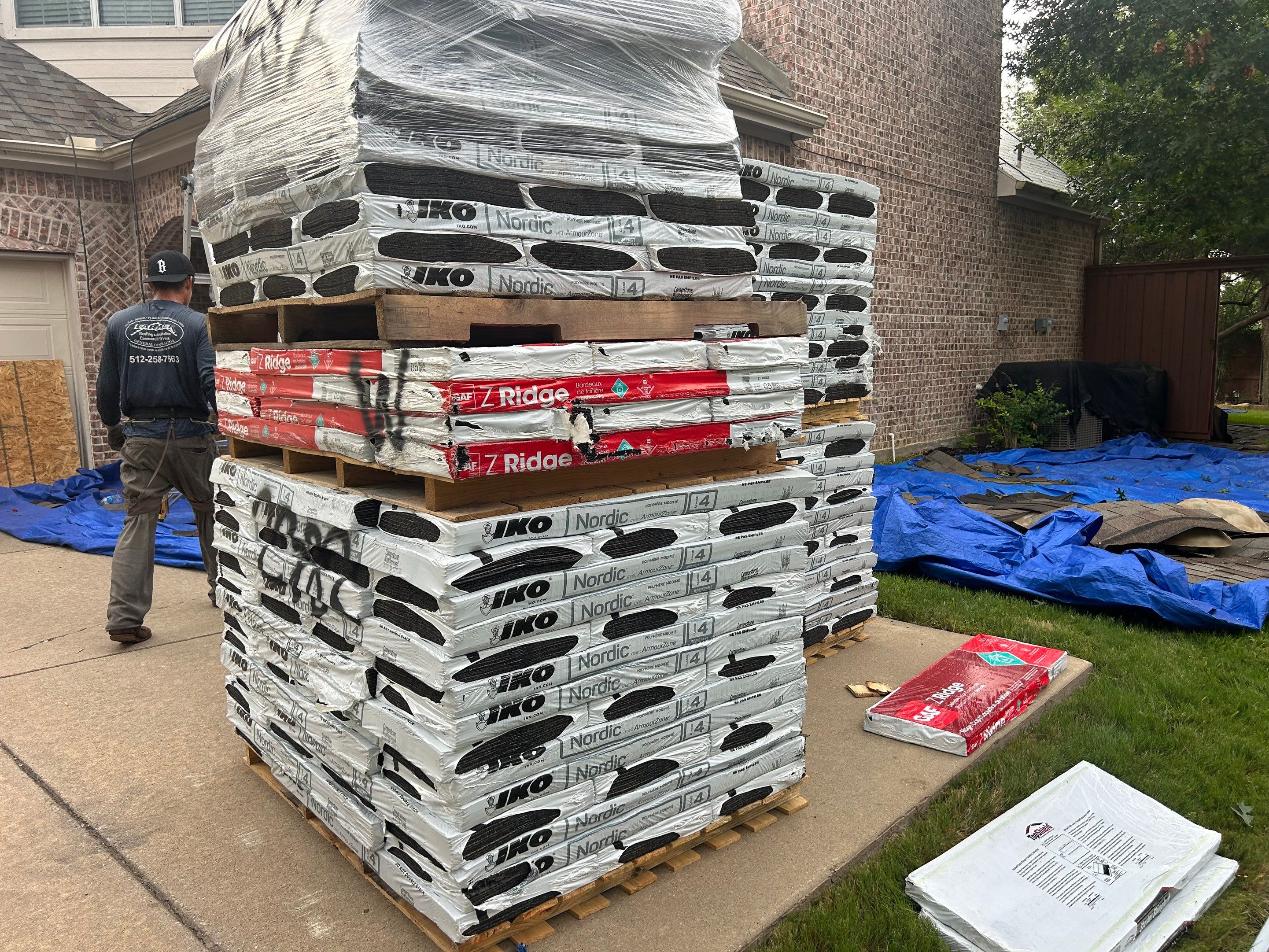 Residential Roofing Installation using IKO Nordic Class 4 by Becker Roofing and Exteriors