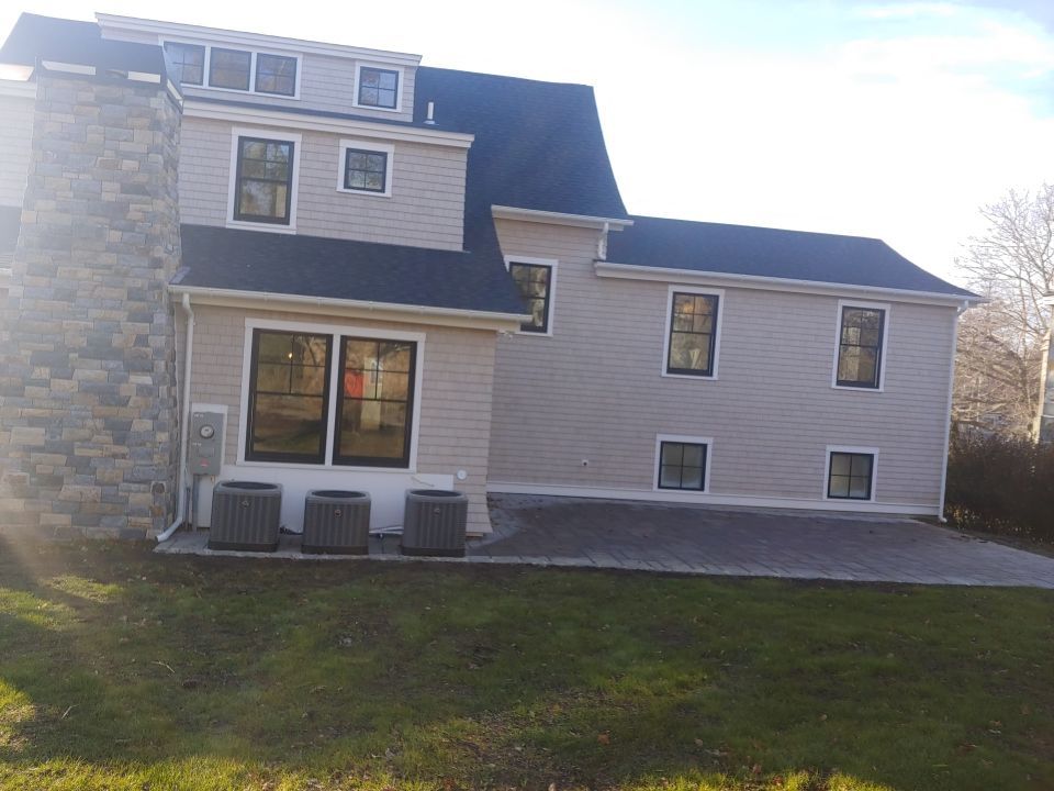 Newport, RI Gutter Installation using 6" Half Round Aluminum Gutter by Gutter Pro Enterprises