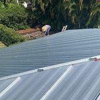 24ga 1" Nail-Strip Mill Finish by Total Roofing System The Metal Roof Experts