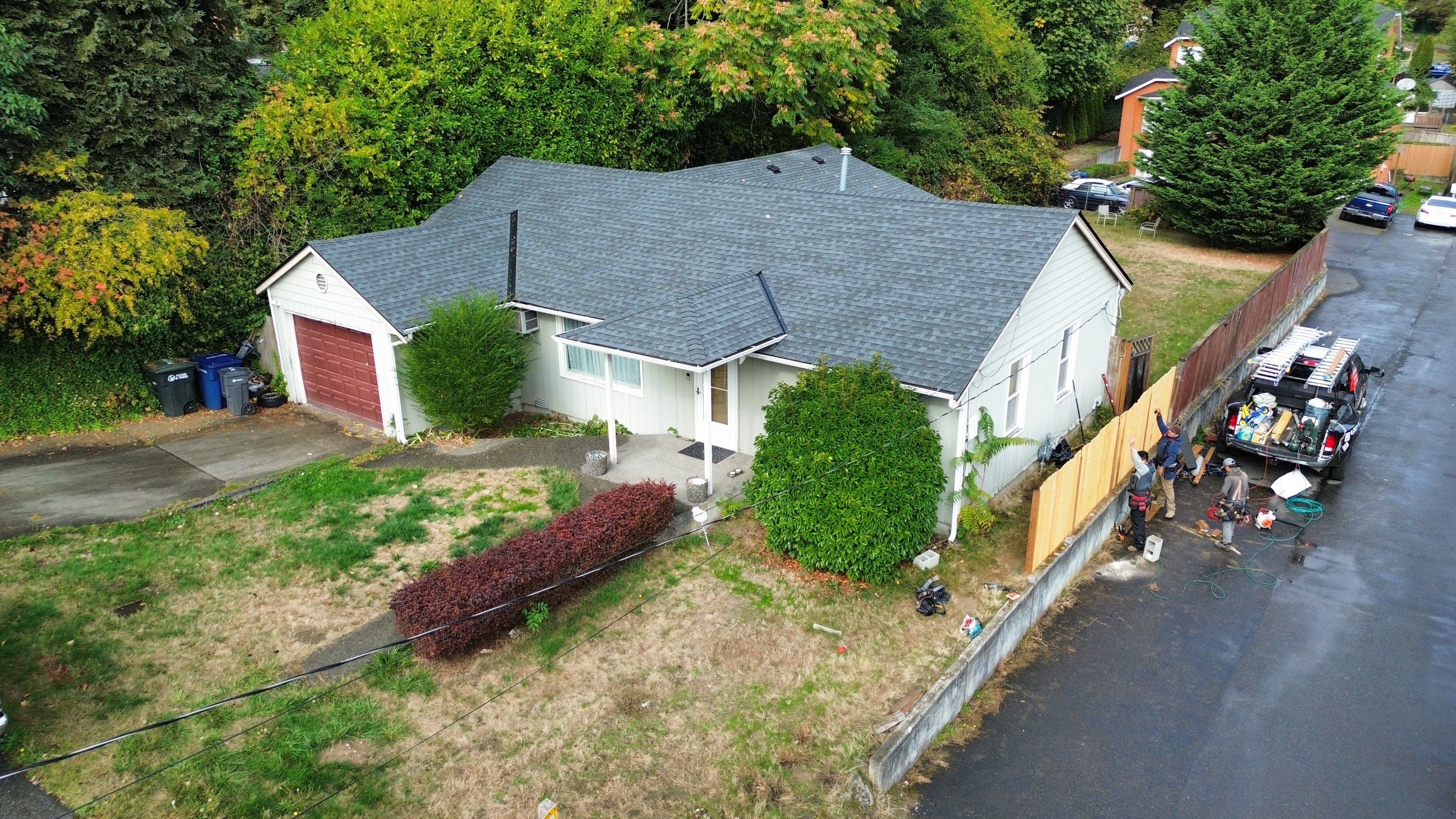 Seatac WA, Roof and Fence Replacement  by Proline Roofing & Restoration LLC
