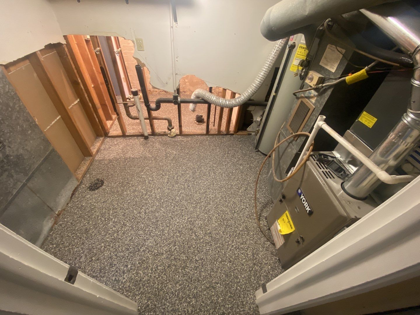 Basement using Silver Creek by Select Painting, Coatings & Garage Cabinets