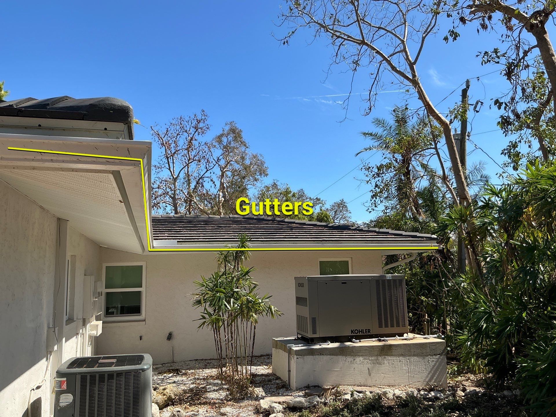 Custom Color Gutter Solutions in Sarasota FL by Gutter Professors