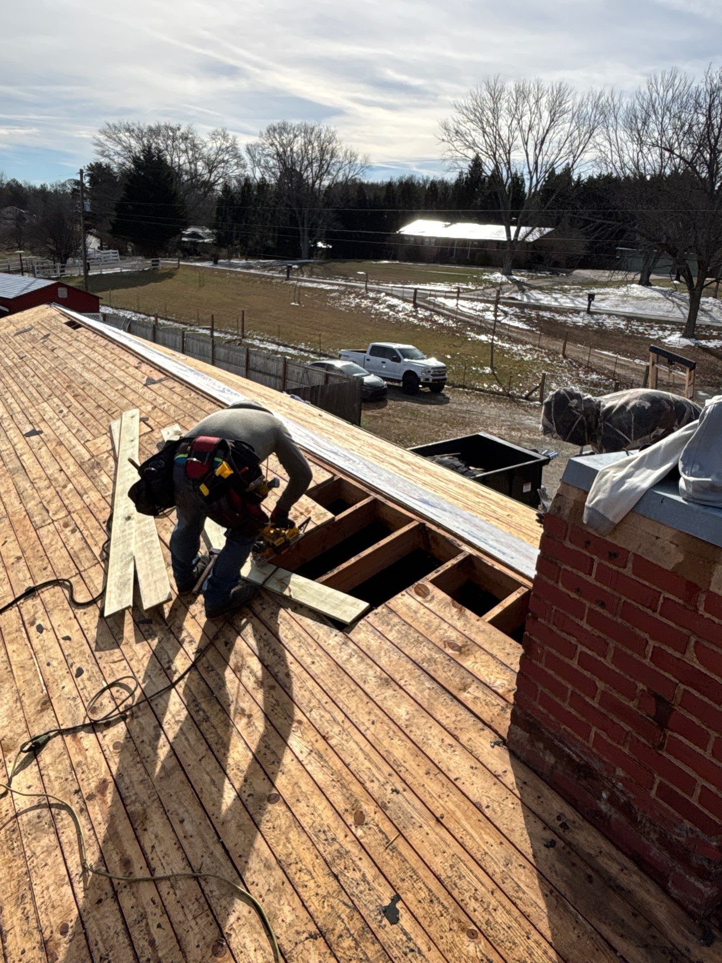Roof Replacement in Liberty, SC | CertainTeed Landmark Burnt Sienna Architectural Shingles by Roofers LLC