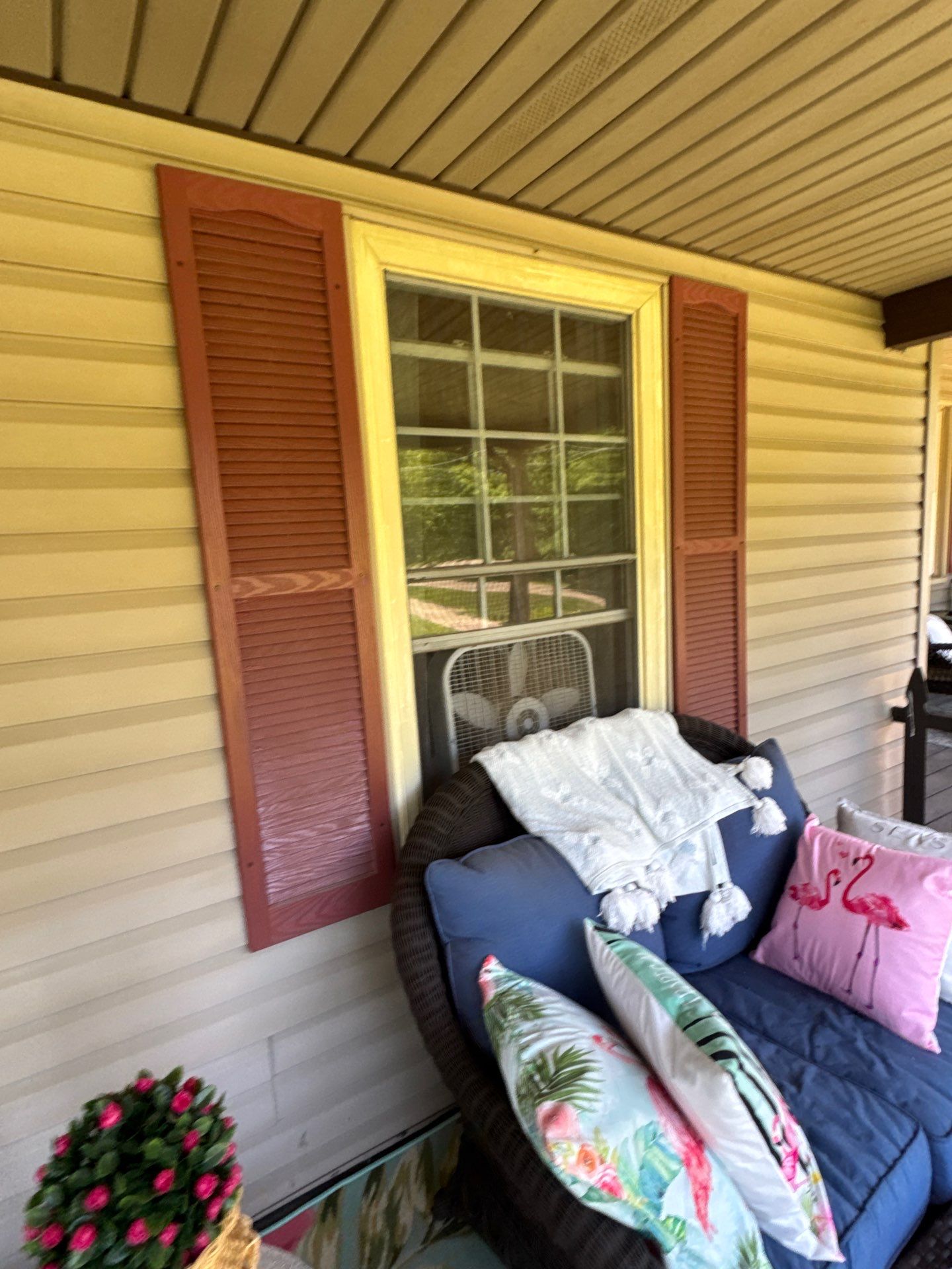 White Vinyl Double-Hung Window Replacement in Dennison, Ohio by Ohio State Windows