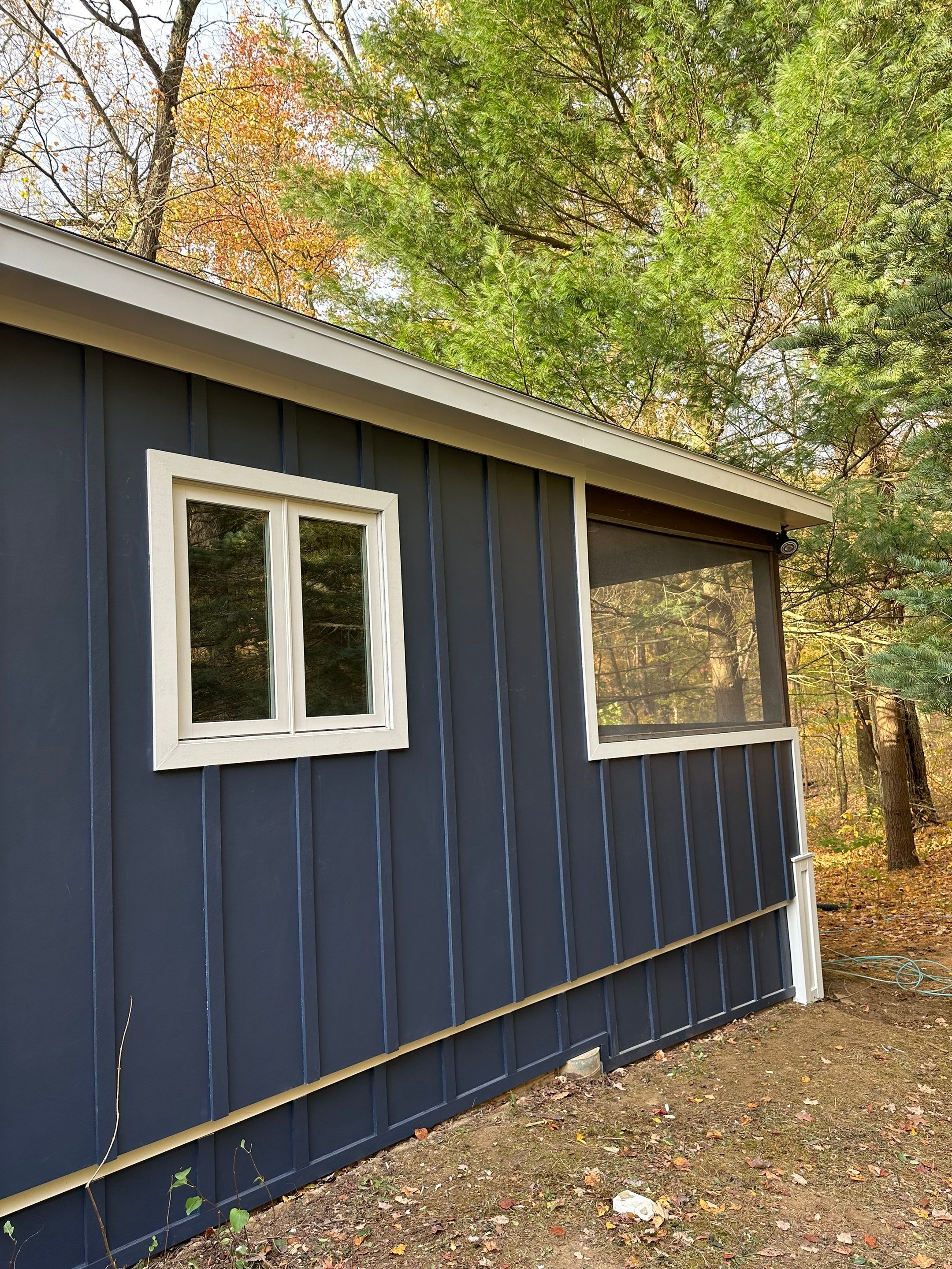 Siding Installation using James Hardie Board & Batten Siding by Best Roofing & Siding Company