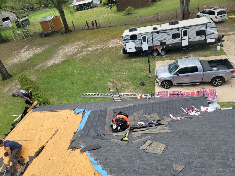 Residential Roofing Installation using Roof Replacement by American Roofing & Construction LLC