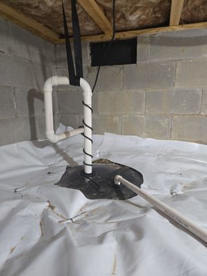 Project in Smithfield by Patriot Crawl Space Repairs