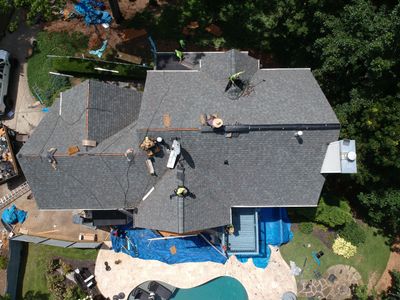 Residential Roofing Installation using GAF