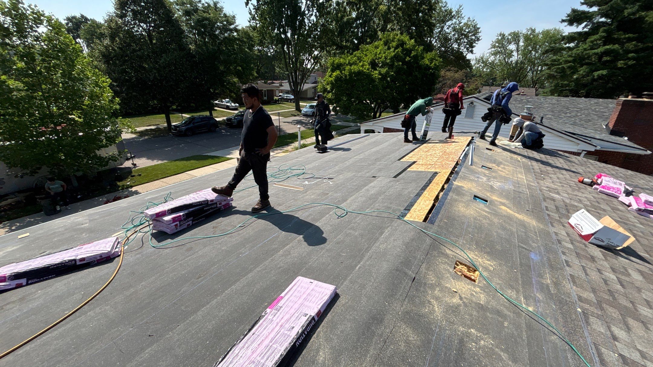 Roof Replacement using Owens Corning Driftwood by 180 Contractors