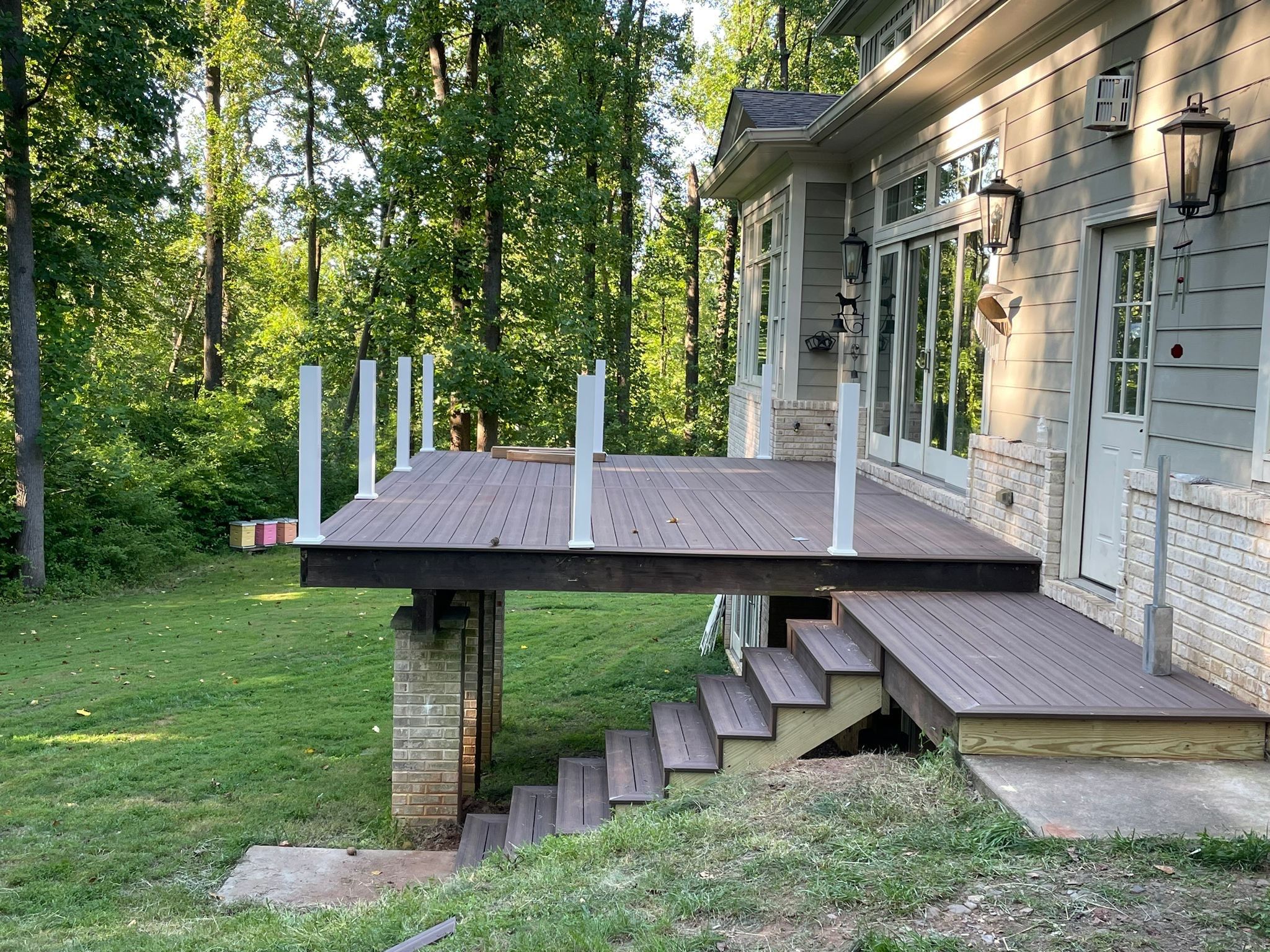 Deck Resurface using Deckorators Voyage - Color Khaya by deck guardian